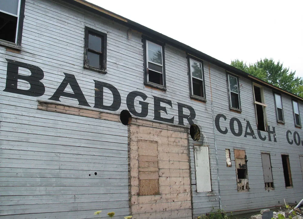 Photo of vintage hand-painted sign