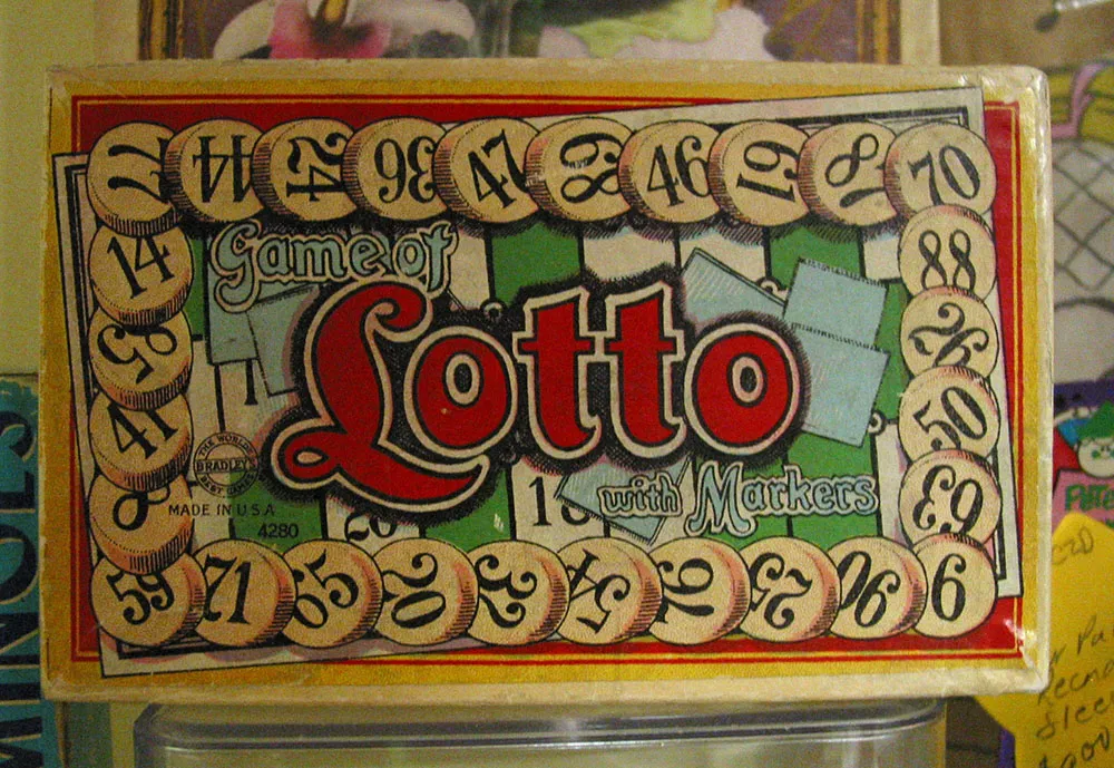 Vintage Lotto game box.