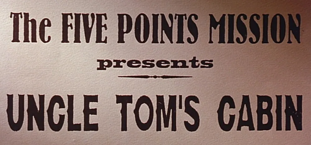 Poster for Uncle Tom's Cabin.